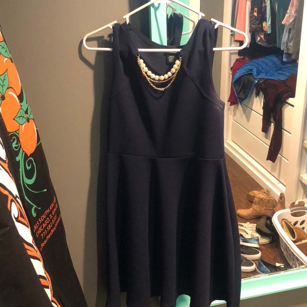 Navy blue dress